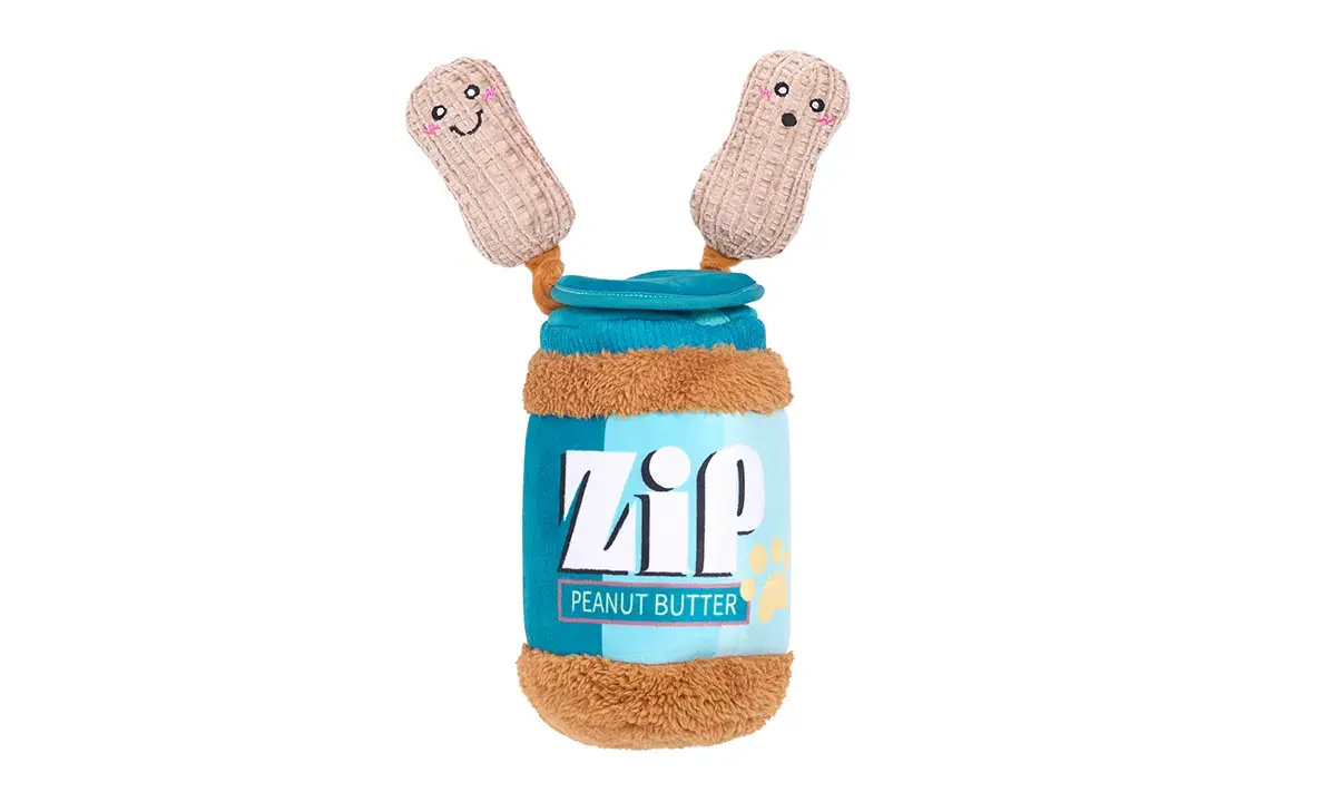 ZippyPaws Bungee Burrow Peanut Butter Jar