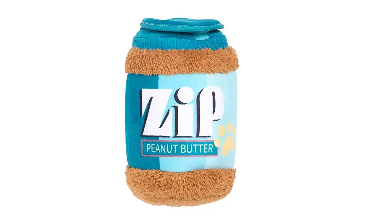 ZippyPaws Bungee Burrow Peanut Butter Jar