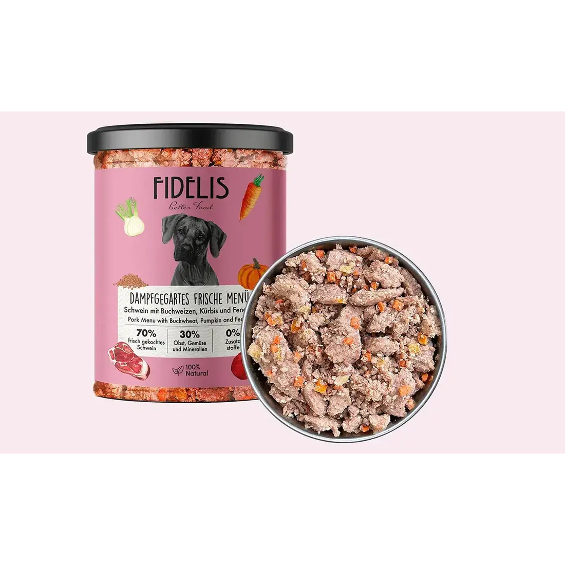 Fidelis Vers Gekookt Menu Varkensvlees & Boekweit