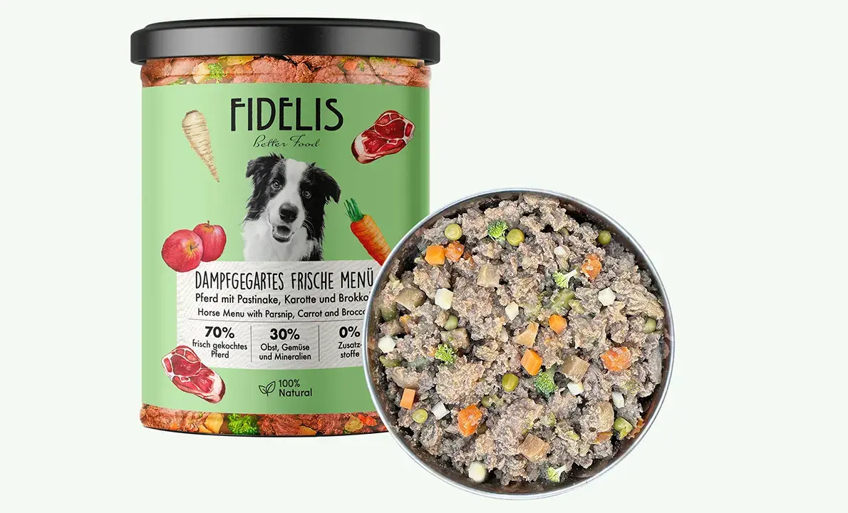 Fidelis Vers Gekookt Menu Paard & Pastinaak