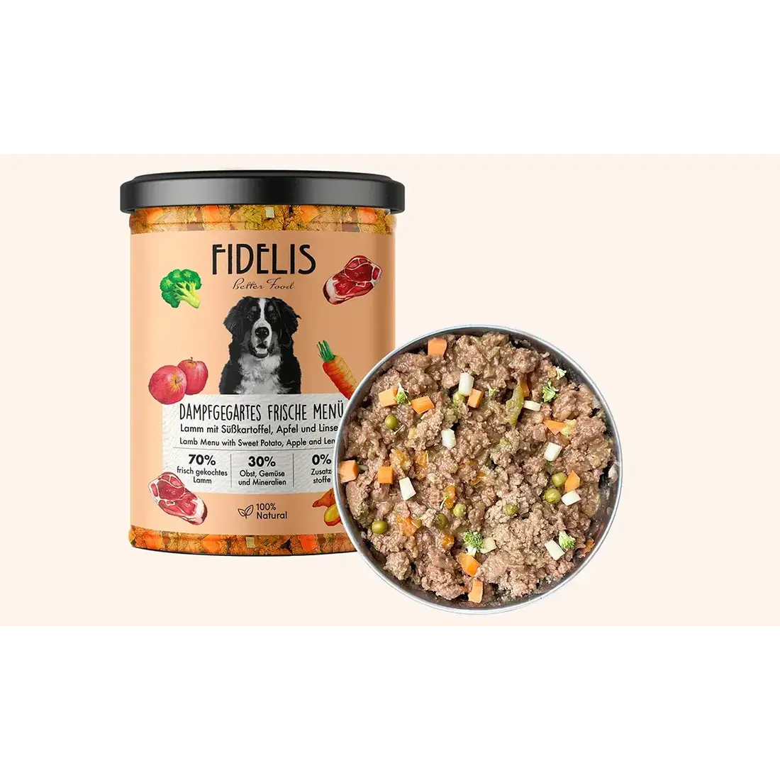 Fidelis Vers Gekookt Menu Lam & Zoete Aardappel