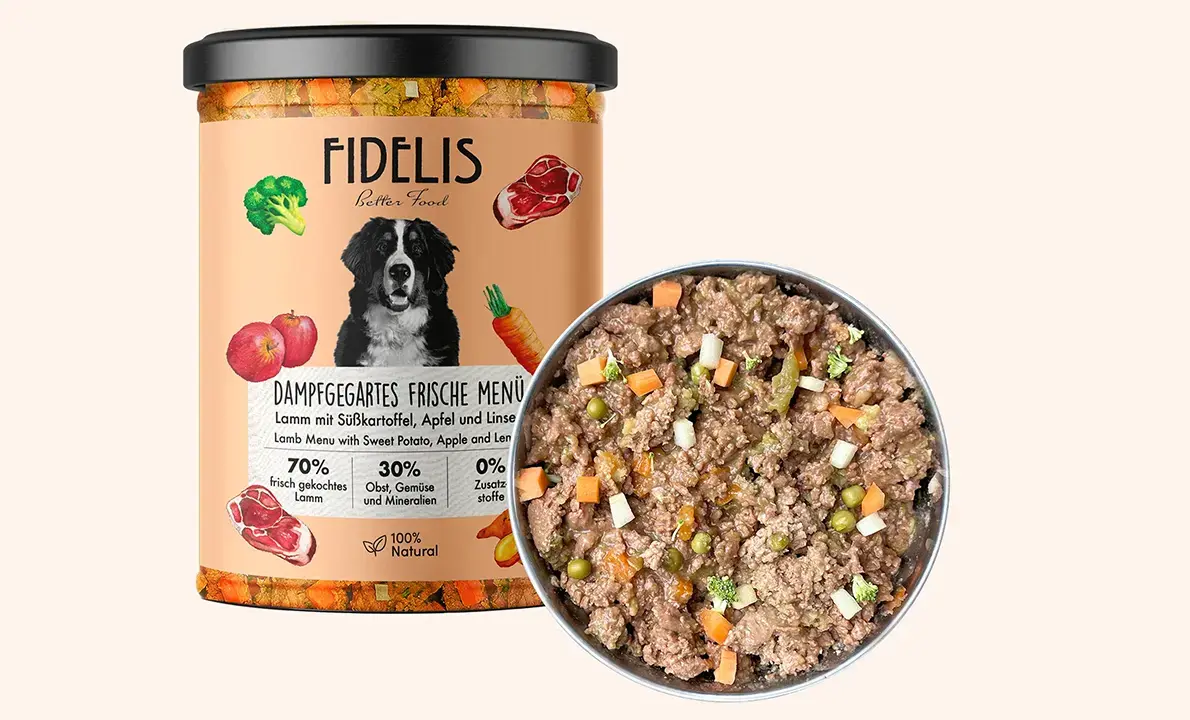 Fidelis Vers Gekookt Menu Lam & Zoete Aardappel