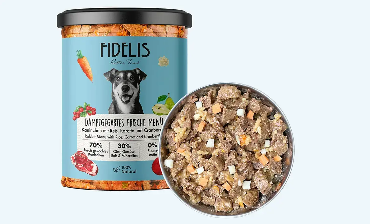 Fidelis Vers Gekookt Menu Konijn & Rijst