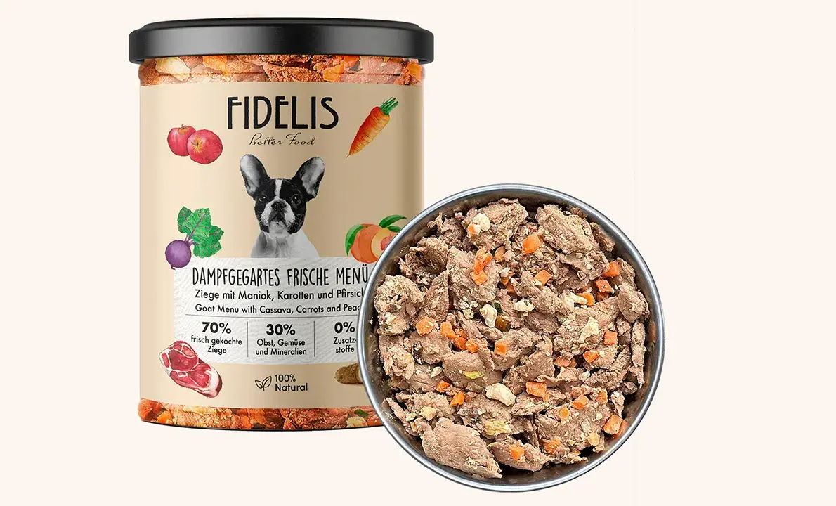 Fidelis Vers Gekookt Menu Geit & Cassave