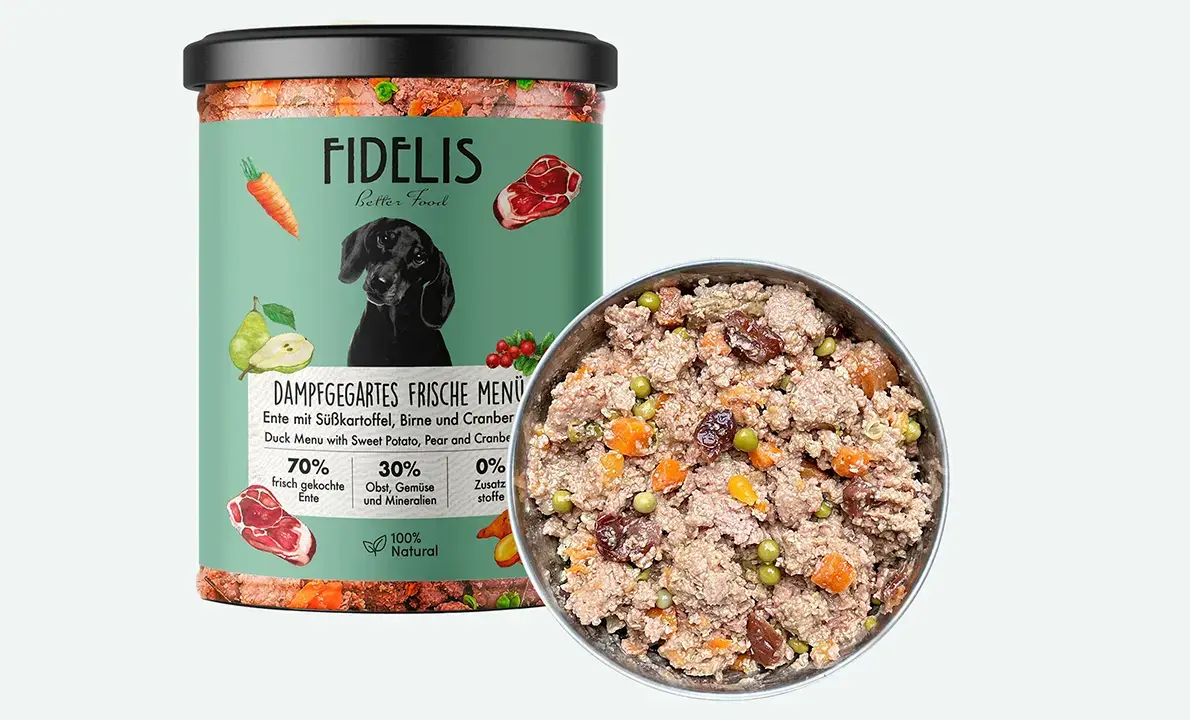 Fidelis Vers Gekookt Menu Eend & Zoete Aardappel