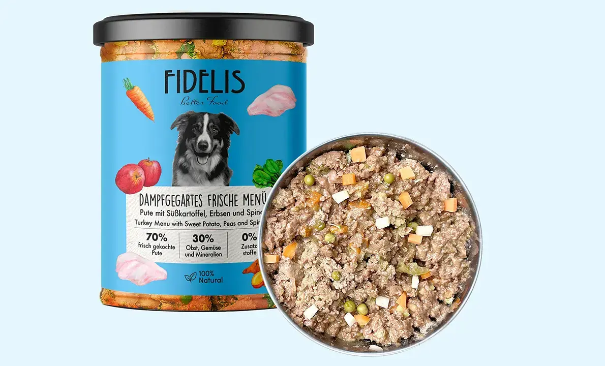 Fidelis Vers Gekookt Menu Kalkoen & Zoete Aardappel