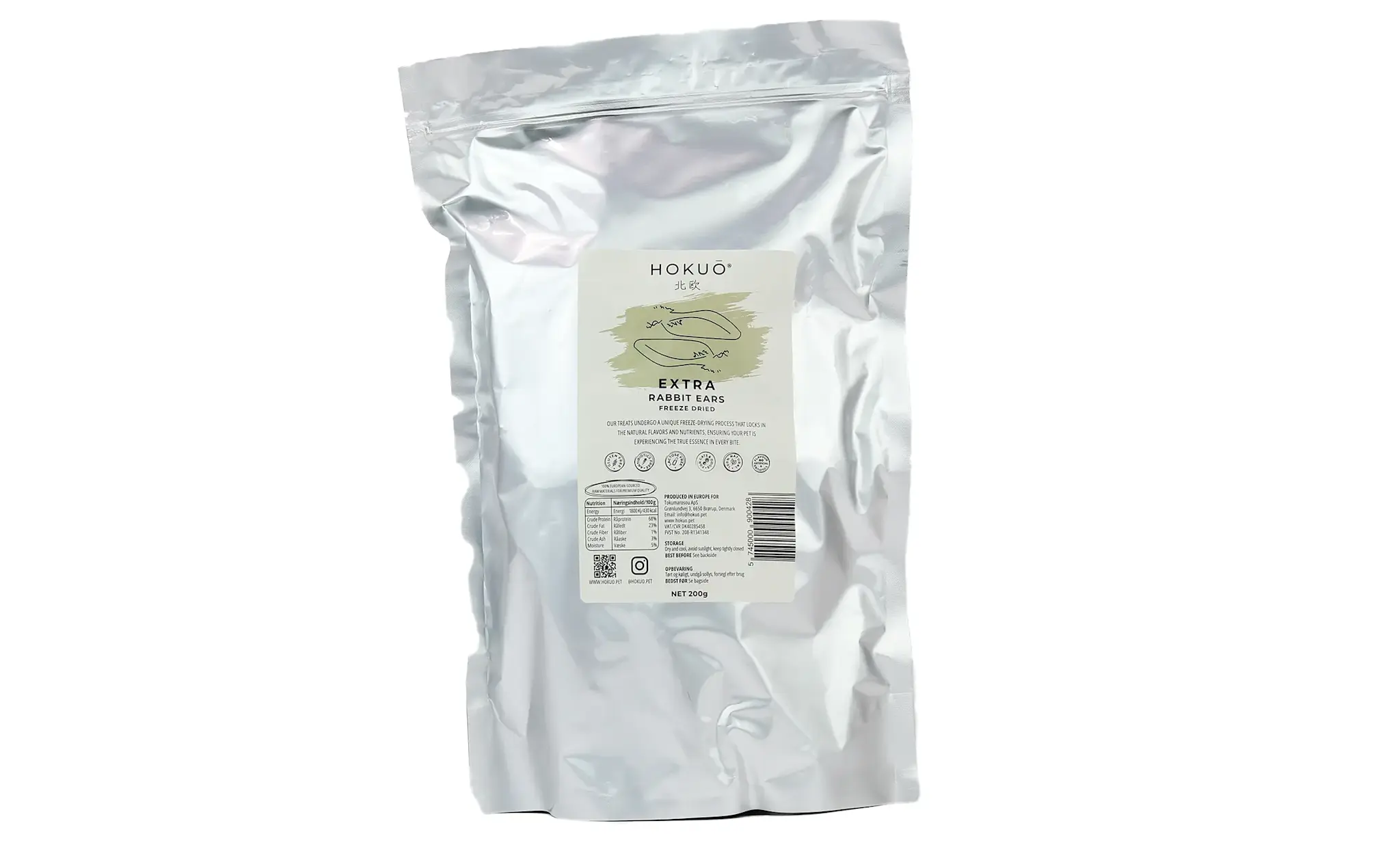 Hokuō® Extra Konijnenoren met Haar