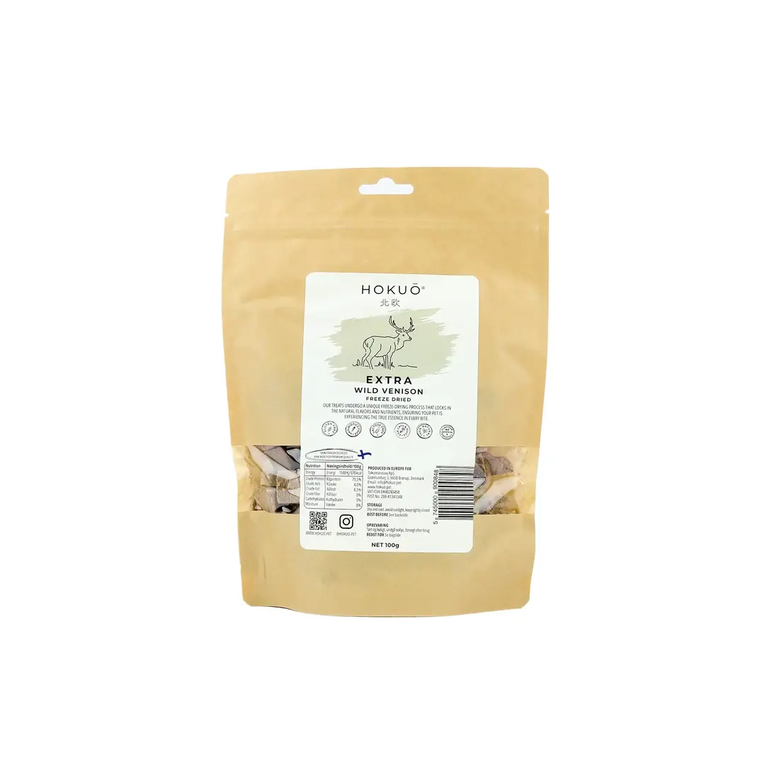 Hokuō® Extra Wild Hertenvlees