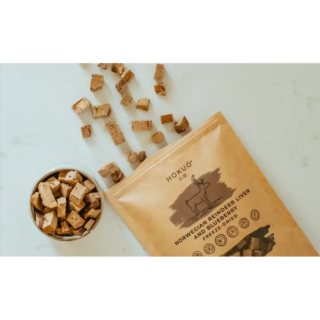 Hokuō® Taste Rendierlever en Bosbessen