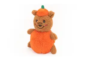 ZippyPaws Halloween Cheeky Chumz – Pumpkin Bear