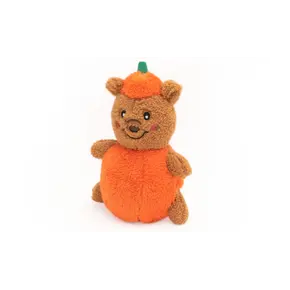 ZippyPaws Halloween Cheeky Chumz – Pumpkin Bear