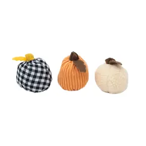 ZippyPaws Halloween Miniz 3-Pack Gourds