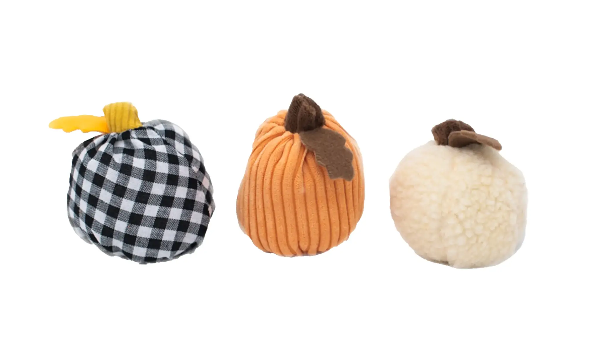 ZippyPaws Halloween Miniz 3-Pack Gourds