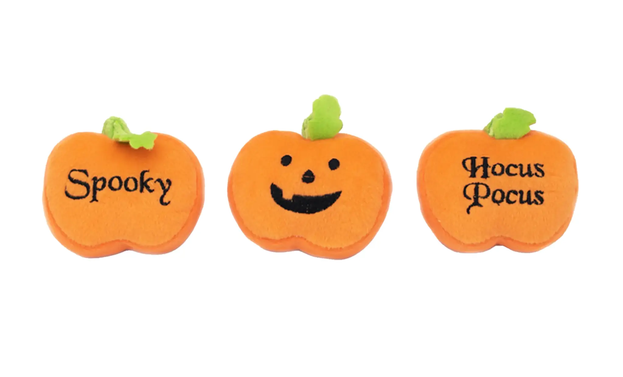 ZippyPaws Halloween Miniz 3-Pack Pumpkins