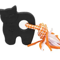 ZippyPaws Halloween ZippyTuff Teetherz Black Cat
