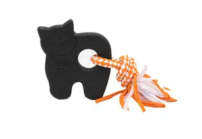 ZippyPaws Halloween ZippyTuff Teetherz Black Cat