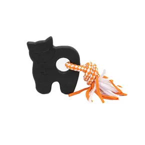 ZippyPaws Halloween ZippyTuff Teetherz Black Cat