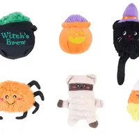 ZippyPaws Miniz 6-Pack Halloween Haunts