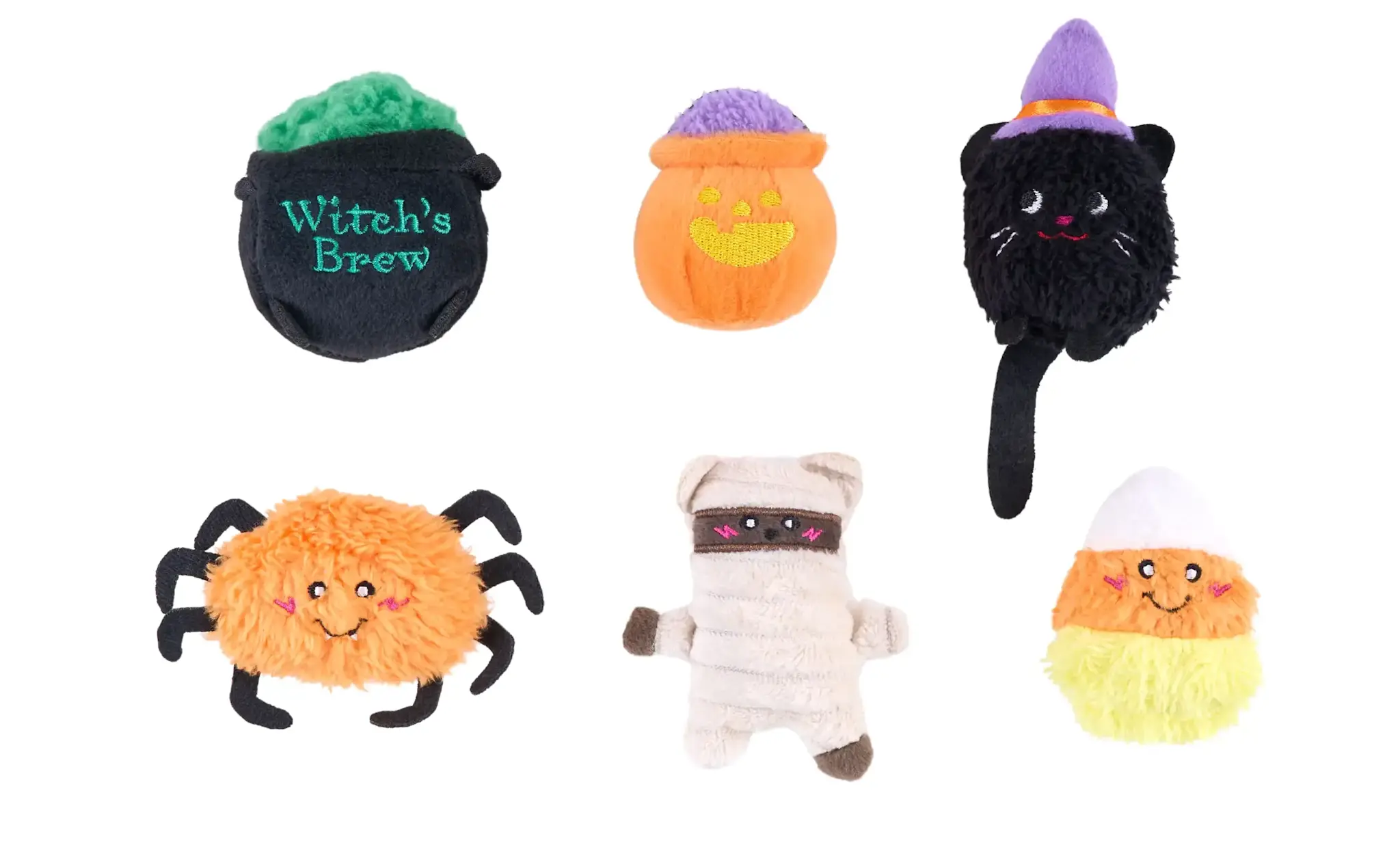 ZippyPaws Miniz 6-Pack Halloween Haunts