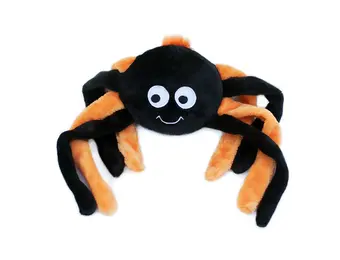 ZippyPaws Halloween Grunterz – Orange Spider