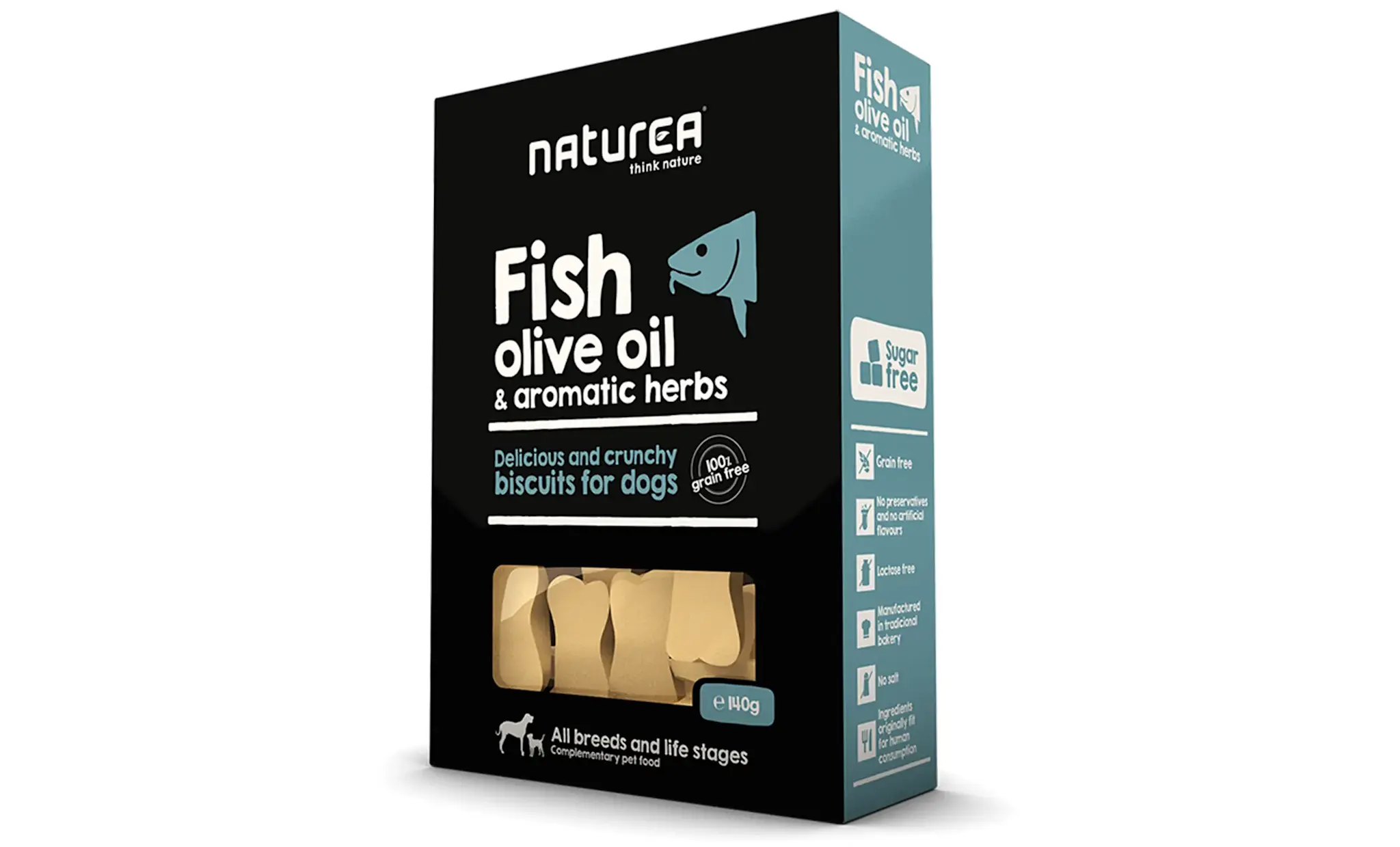 Naturea Biscuits Fish, Olive Oil & Aromatic Herbs