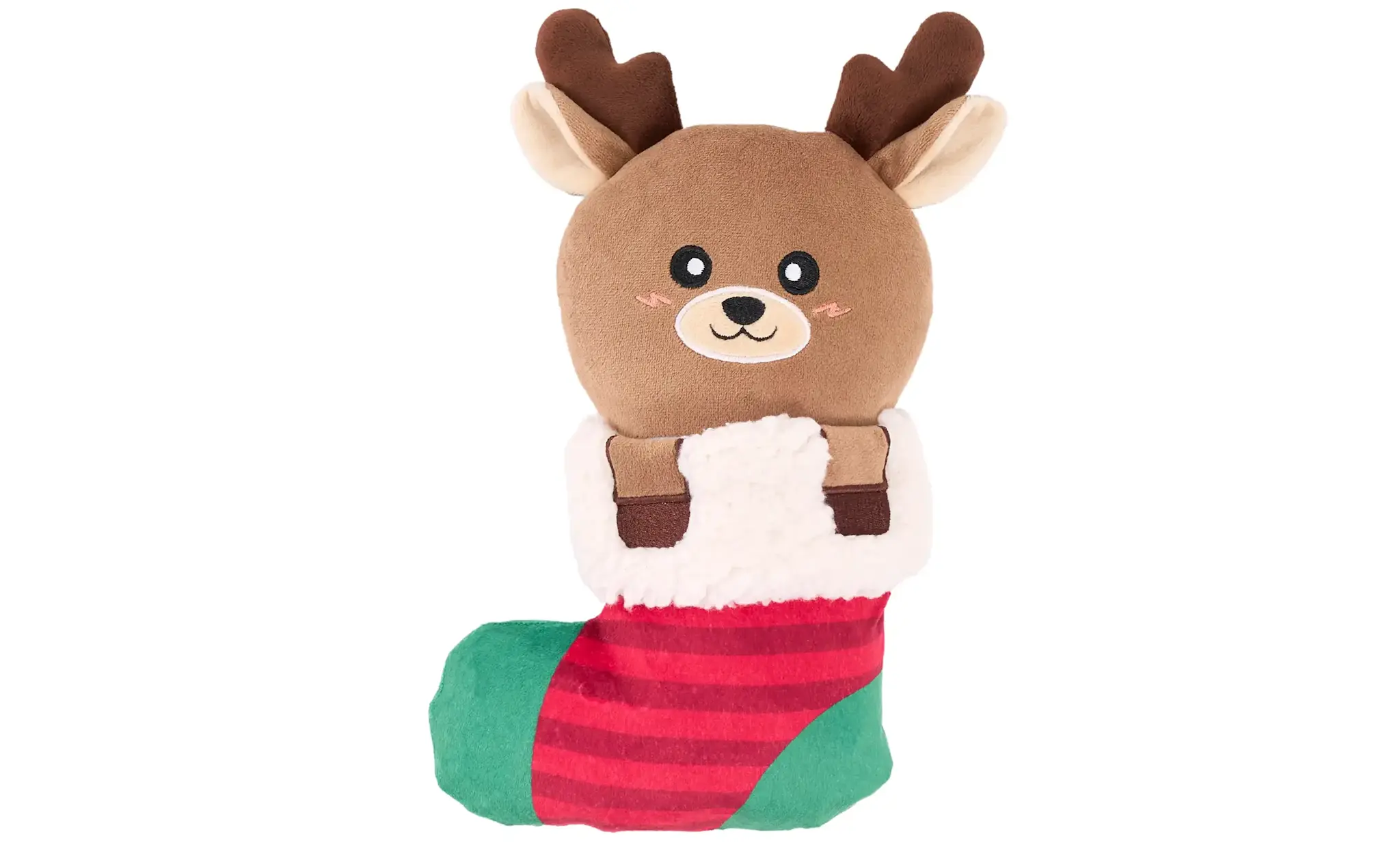 ZippyPaws EcoZippy Holiday Stocking Reindeer