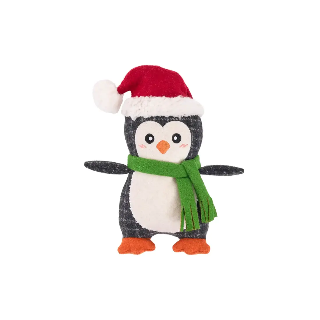 ZippyPaws EcoZippy Holiday Cotton Cuddler - Penguin