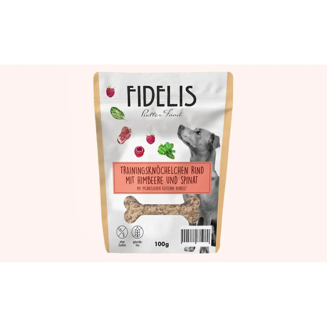 Fidelis Trainers Rund met Frambozen en Spinazie