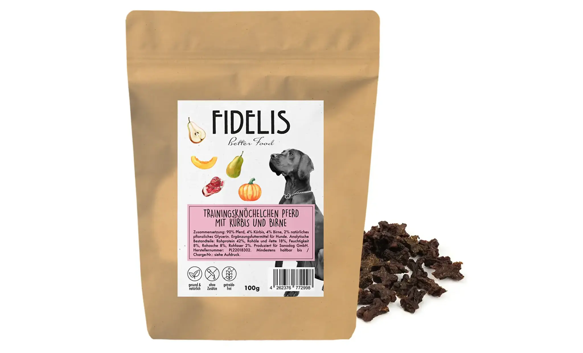 Fidelis Trainers Paard met Pompoen en Peer