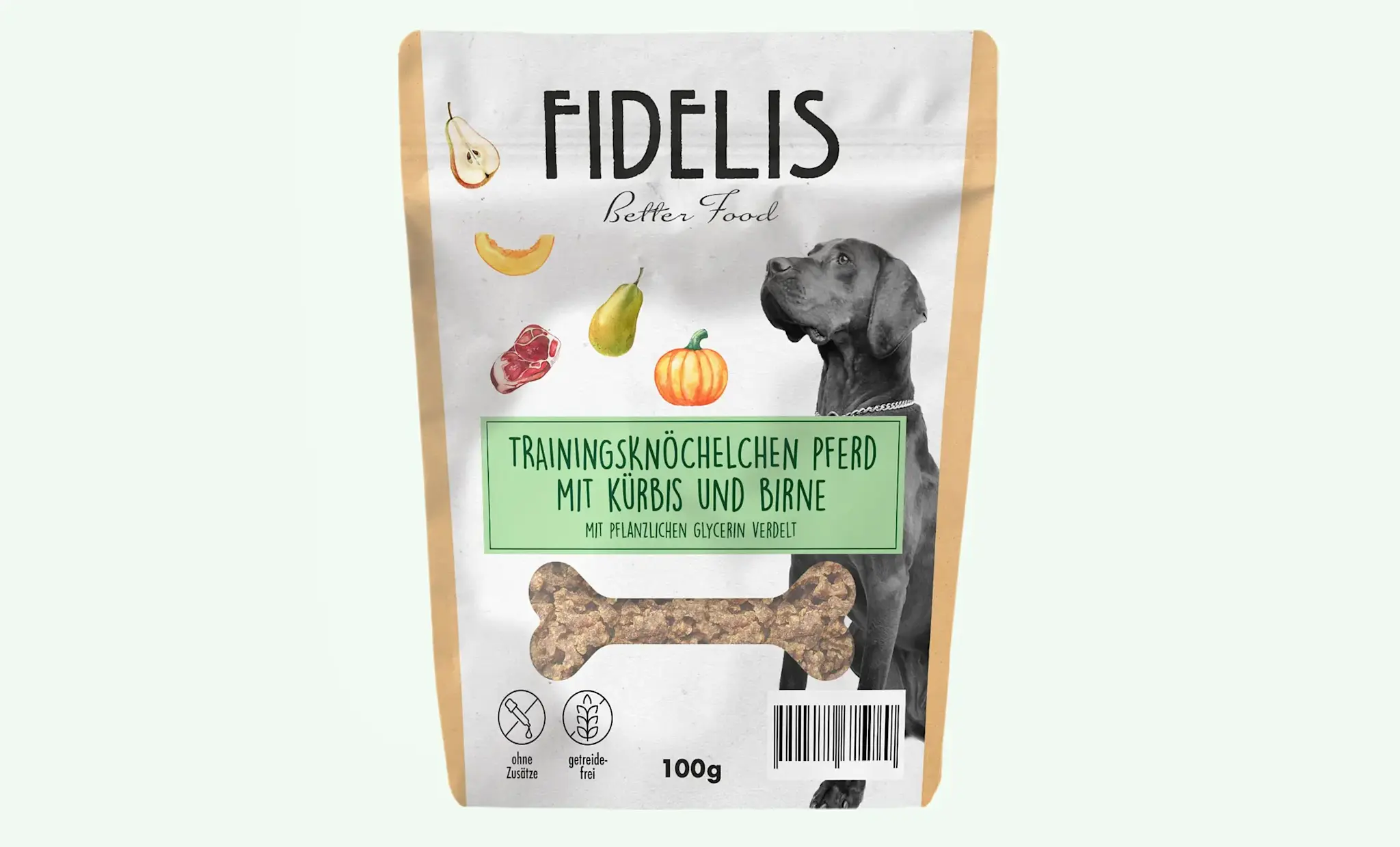 Fidelis Trainers Paard met Pompoen en Peer