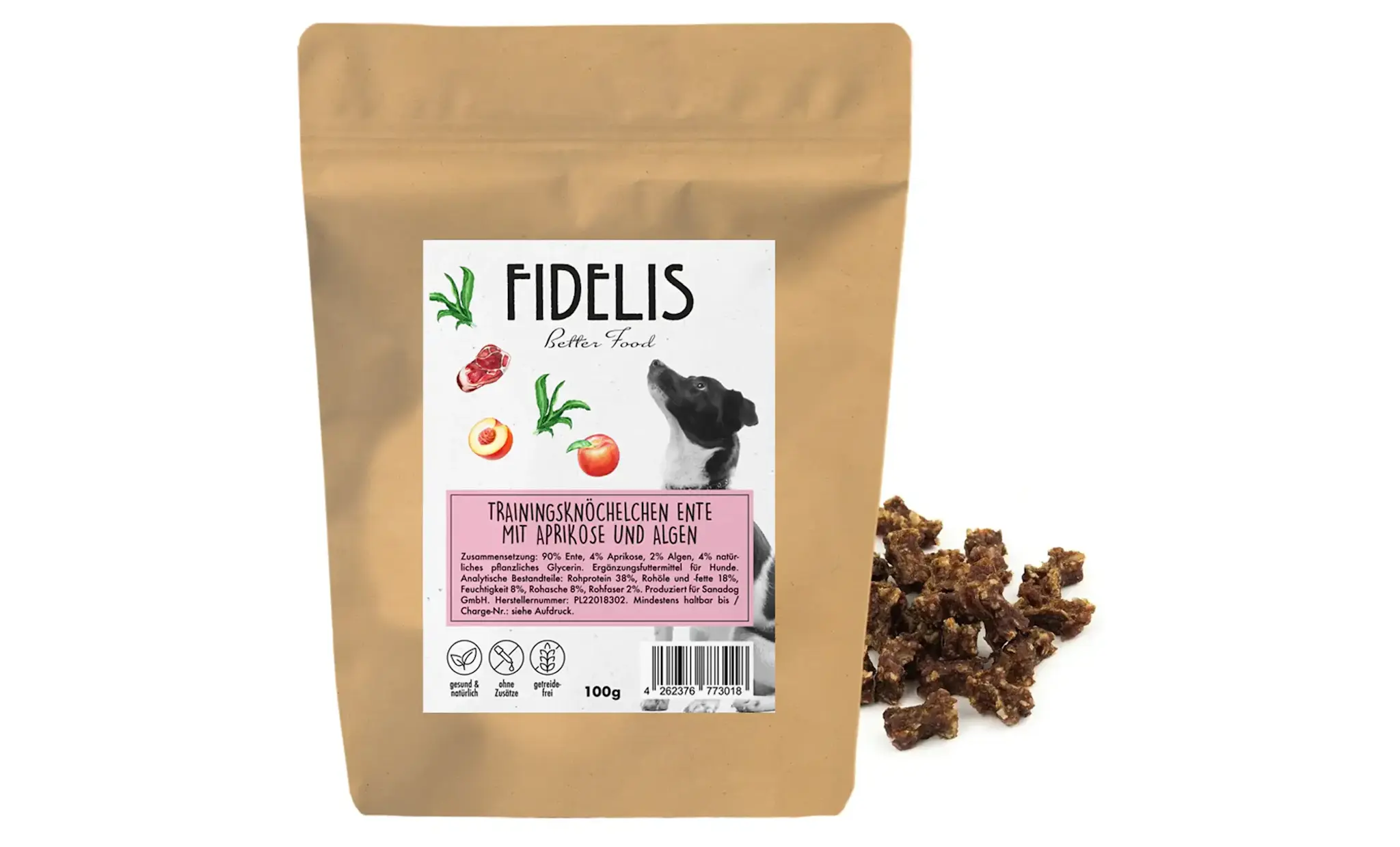 Fidelis Trainers Eend met Algen en Abrikoos