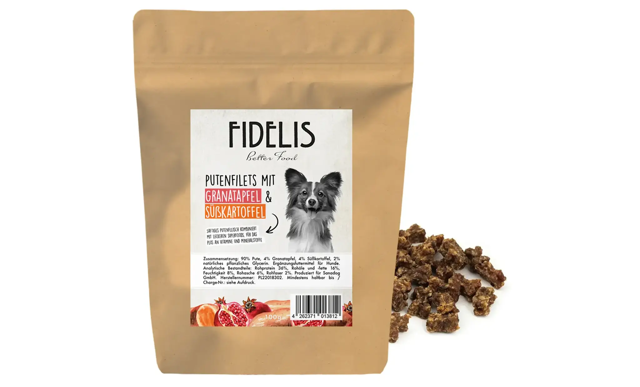 Fidelis Trainers Kalkoen met Granaatappel en Zoete Aardappel