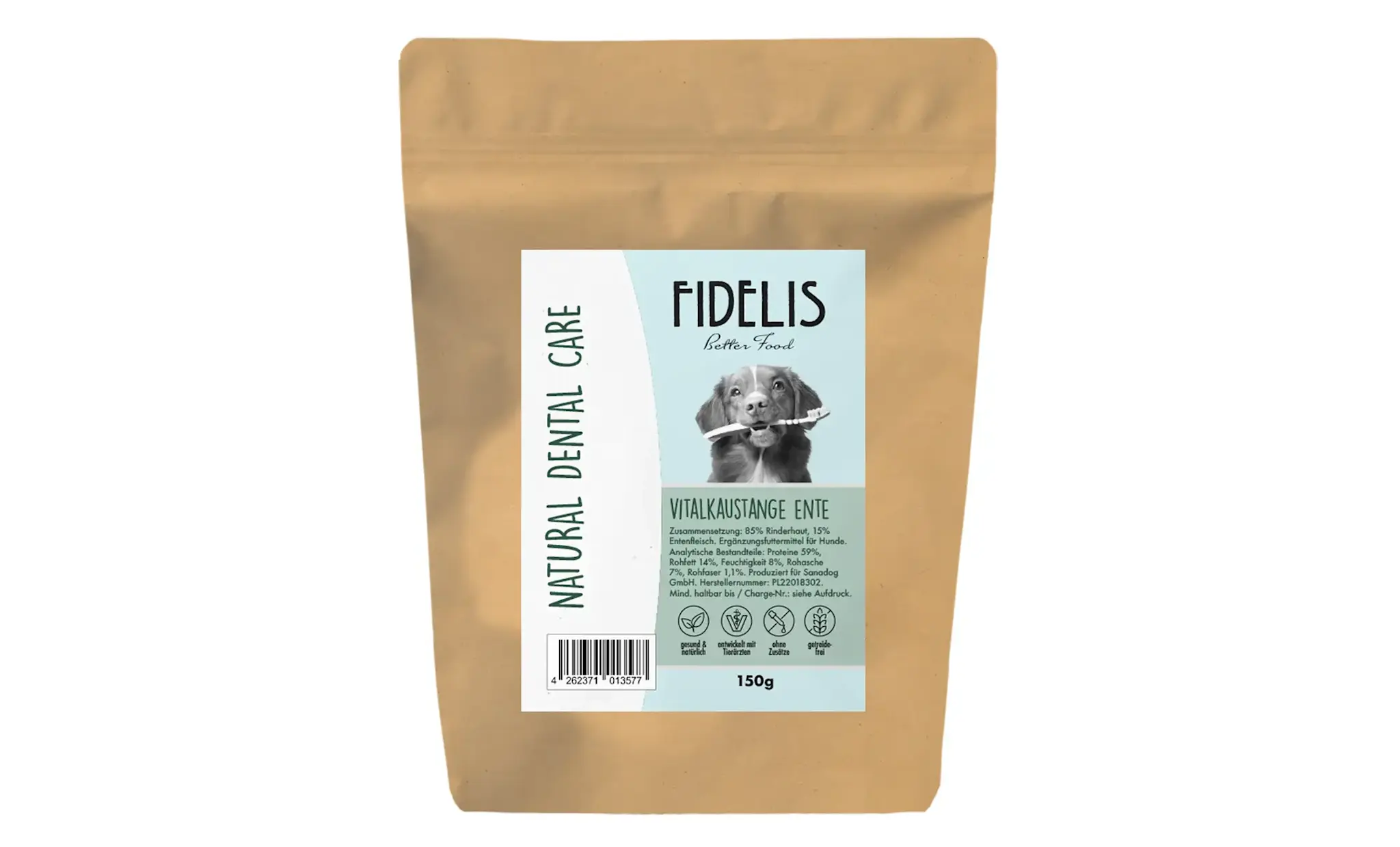 Fidelis Dental Care Kauwsticks Eend