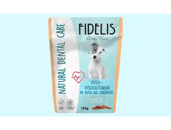 Fidelis Dental Care Kauwsticks Kalkoen met Biotine en Lijnzaadolie