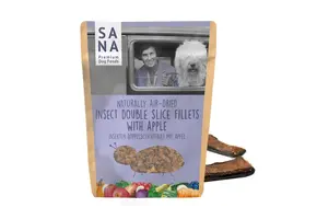 Sanadog Dubbellaags Insectenfilet met Appel