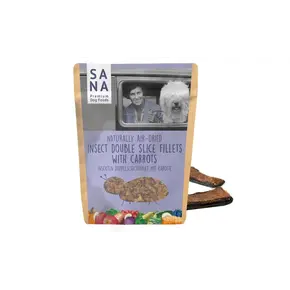 Sanadog Dubbellaags Insectenfilet met Wortel