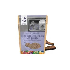 Sanadog Dubbellaags Insectenfilet met Pompoen