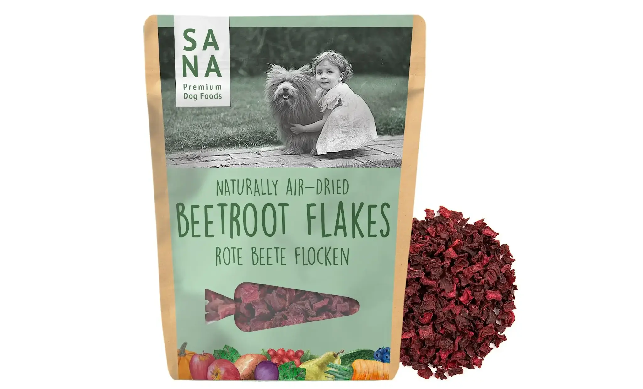 Sanadog Rode Bietenvlokken