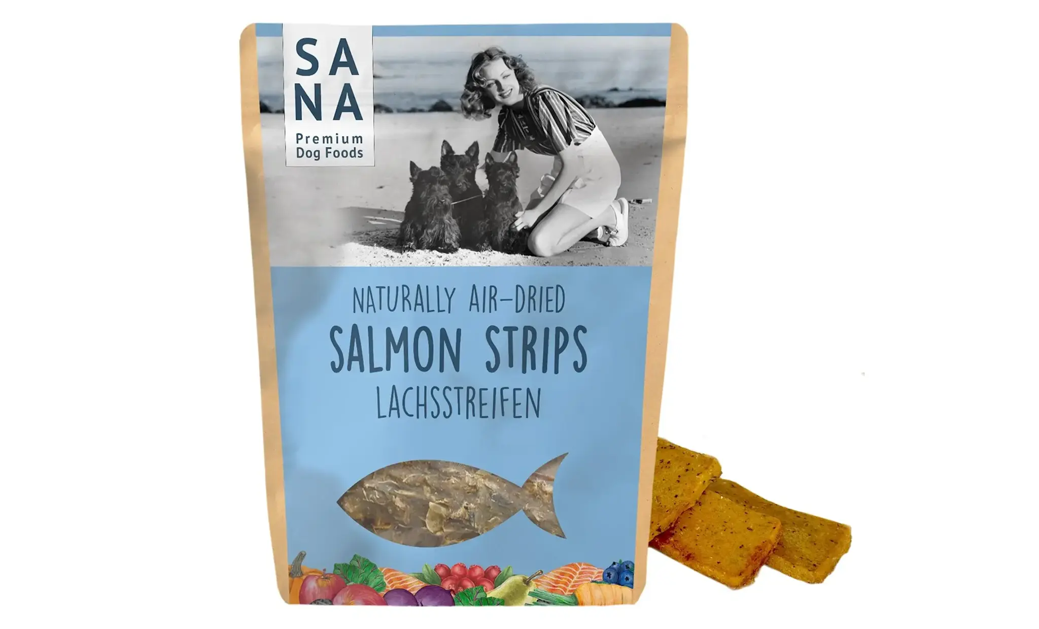 Sanadog Visstrips Zalm