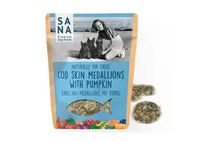 Sanadog Kabeljauwmedaillons met Pompoen