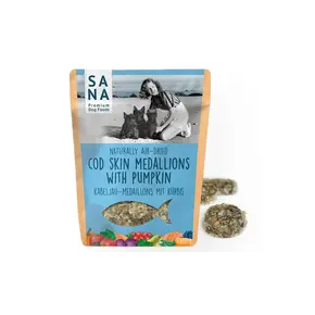 Sanadog Kabeljauwmedaillons met Pompoen