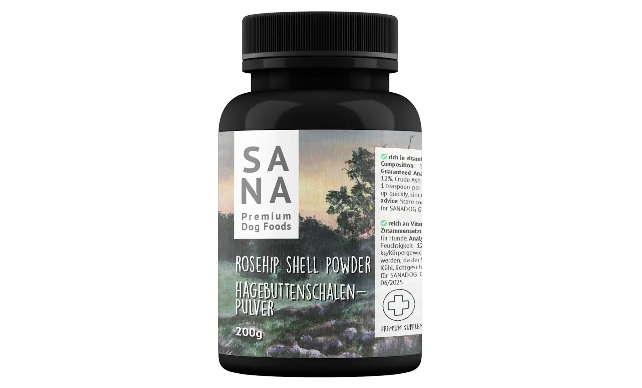 Sanadog Rozenbottelschelppoeder