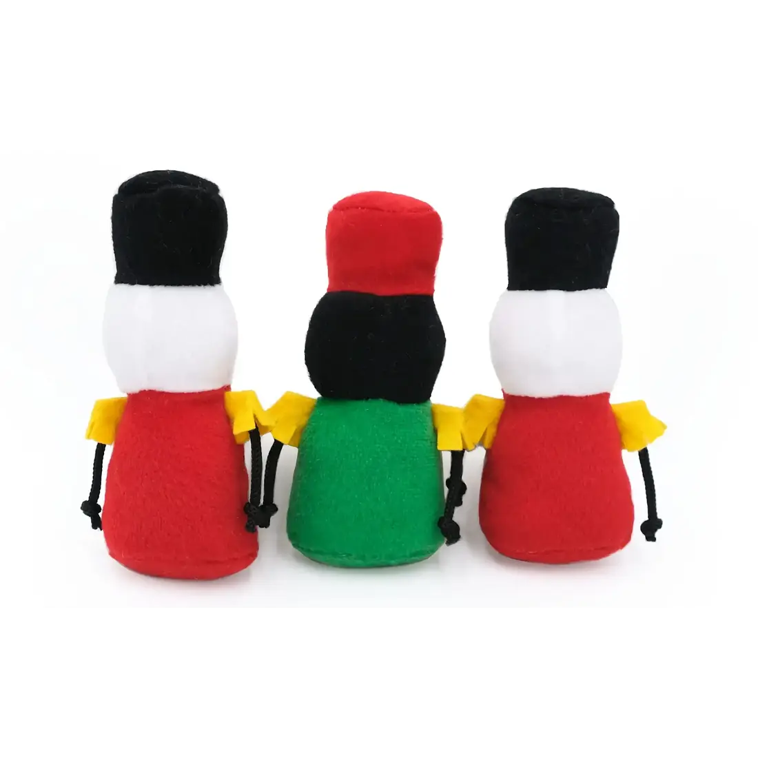 ZippyPaws Holiday Miniz 3-Pack Nutcrackers