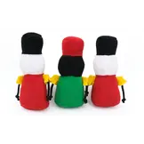ZippyPaws Holiday Miniz 3-Pack Nutcrackers