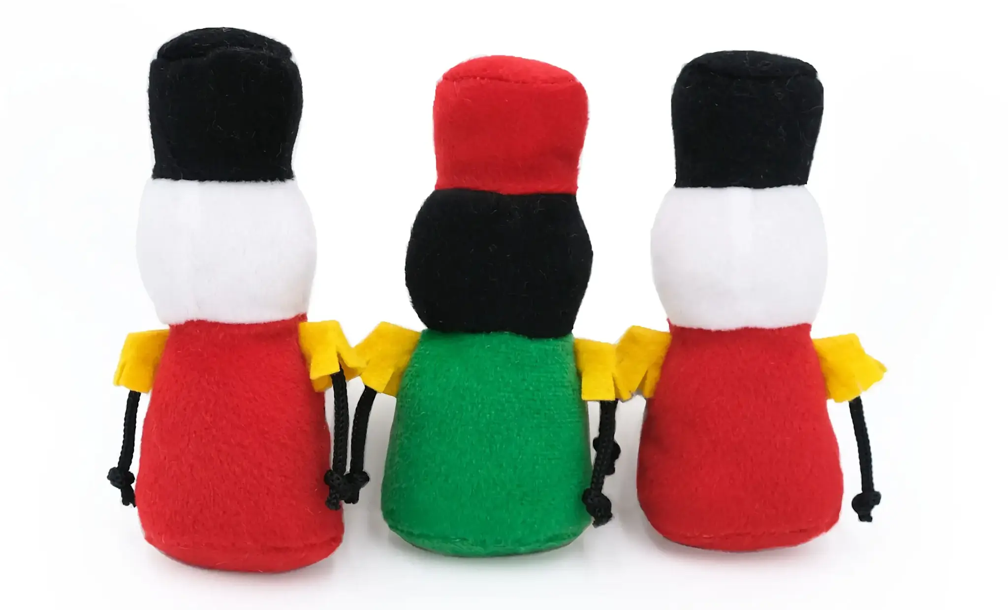 ZippyPaws Holiday Miniz 3-Pack Nutcrackers