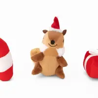 ZippyPaws Holiday Miniz 3-Pack Festive Friends
