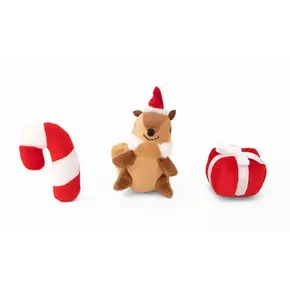 ZippyPaws Holiday Miniz 3-Pack Festive Friends