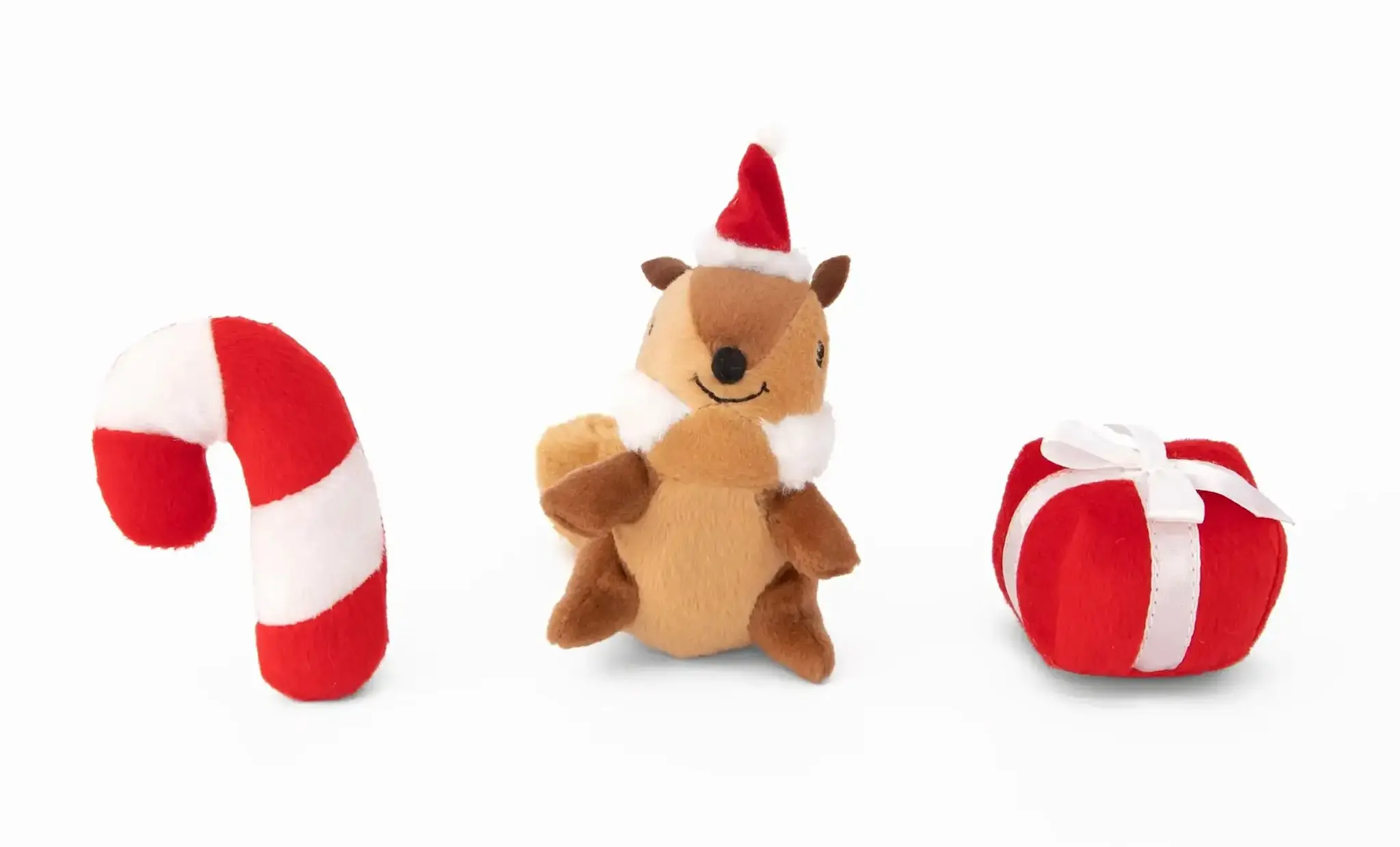 ZippyPaws Holiday Miniz 3-Pack Festive Friends