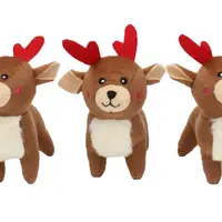 ZippyPaws Holiday Miniz 3-Pack Reindeer