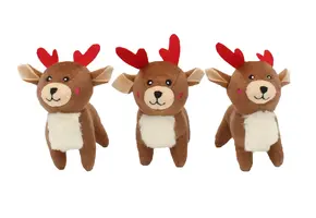 ZippyPaws Holiday Miniz 3-Pack Reindeer